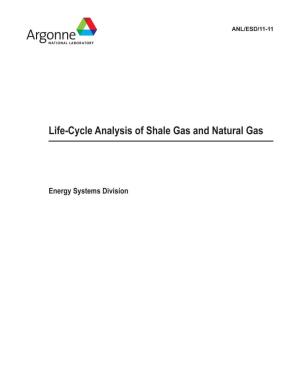Life-Cycle Analysis of Shale Gas and Natural Gas