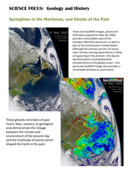 SCIENCE FOCUS: Geology and History