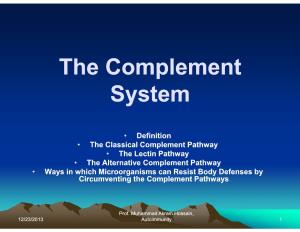 Complement System.Pdf