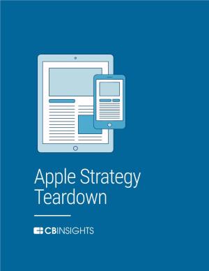 Apple Strategy Teardown