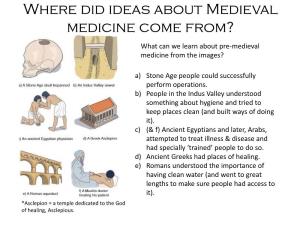 Where Did Ideas About Medieval Medicine Come From?