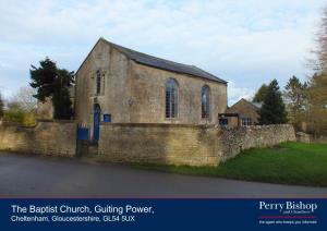 The Baptist Church, Guiting Power, Cheltenham, Gloucestershire, GL54 5UX