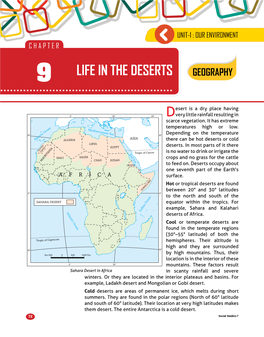 Life in the Deserts Geography