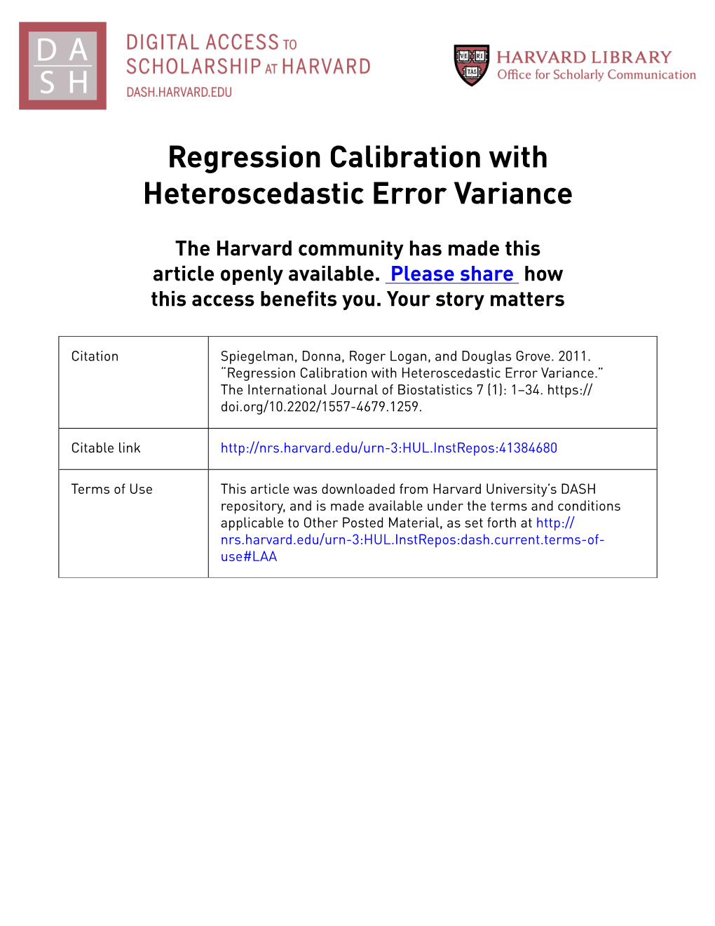 Regression Calibration with Heteroscedastic Error Variance