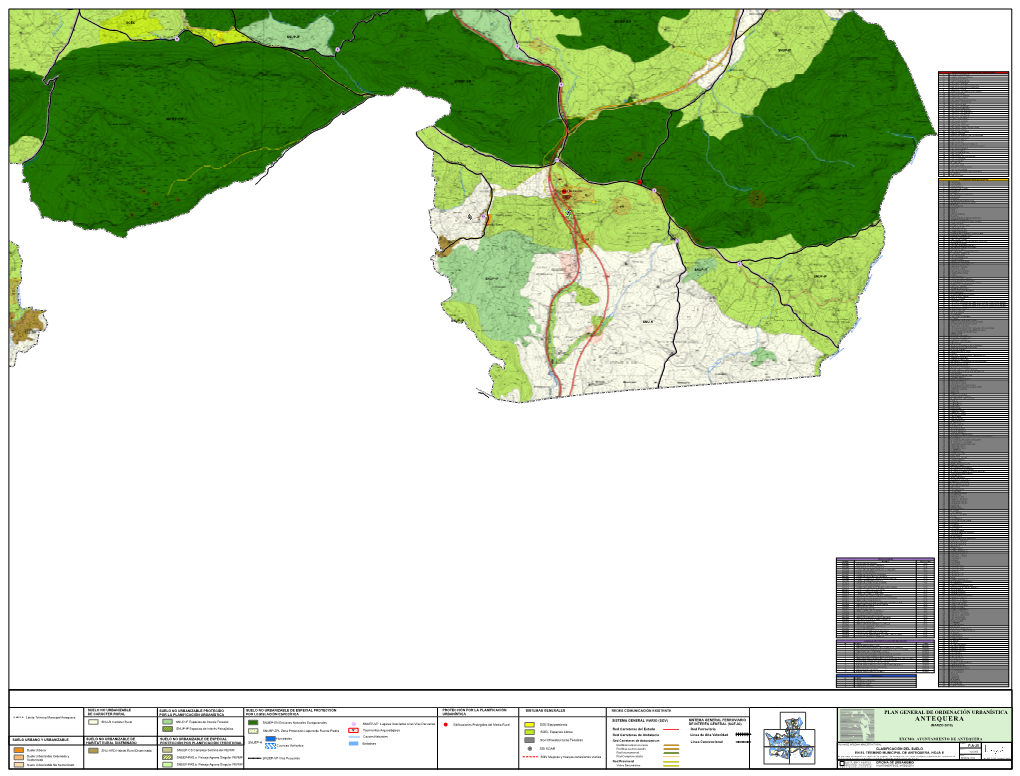 P.A-25 ! SGI EDAR Red Básica Articulación CLASIFICACIÓN DEL SUELO ESCALA: Suelo Urbano SNU-HRD Hábitat Rural Diseminado SNUEP-CS Complejo Serrano Del PEPMF