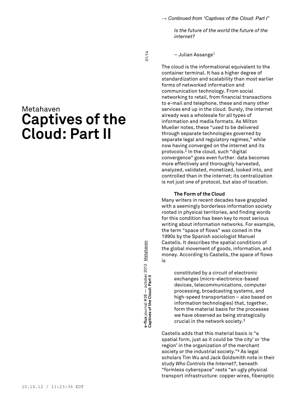 Captives of the Cloud: Part II