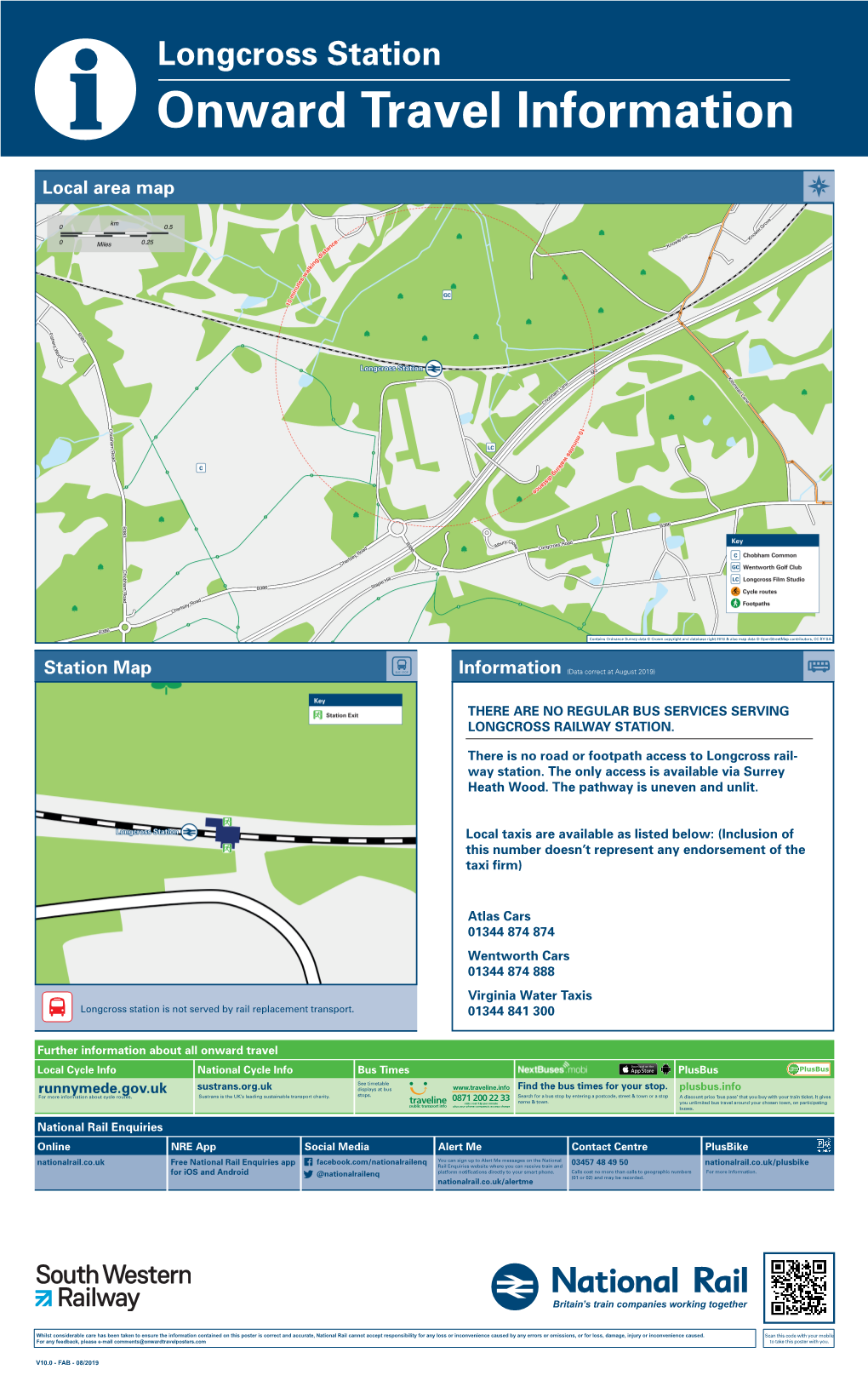 Information Local Area Map Station