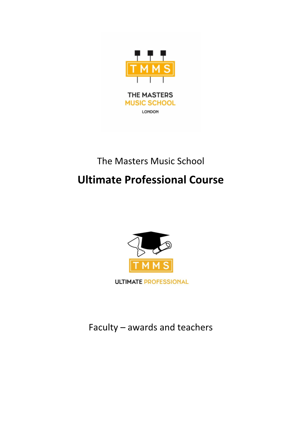 The Masters Music School Ultimate Professional Course