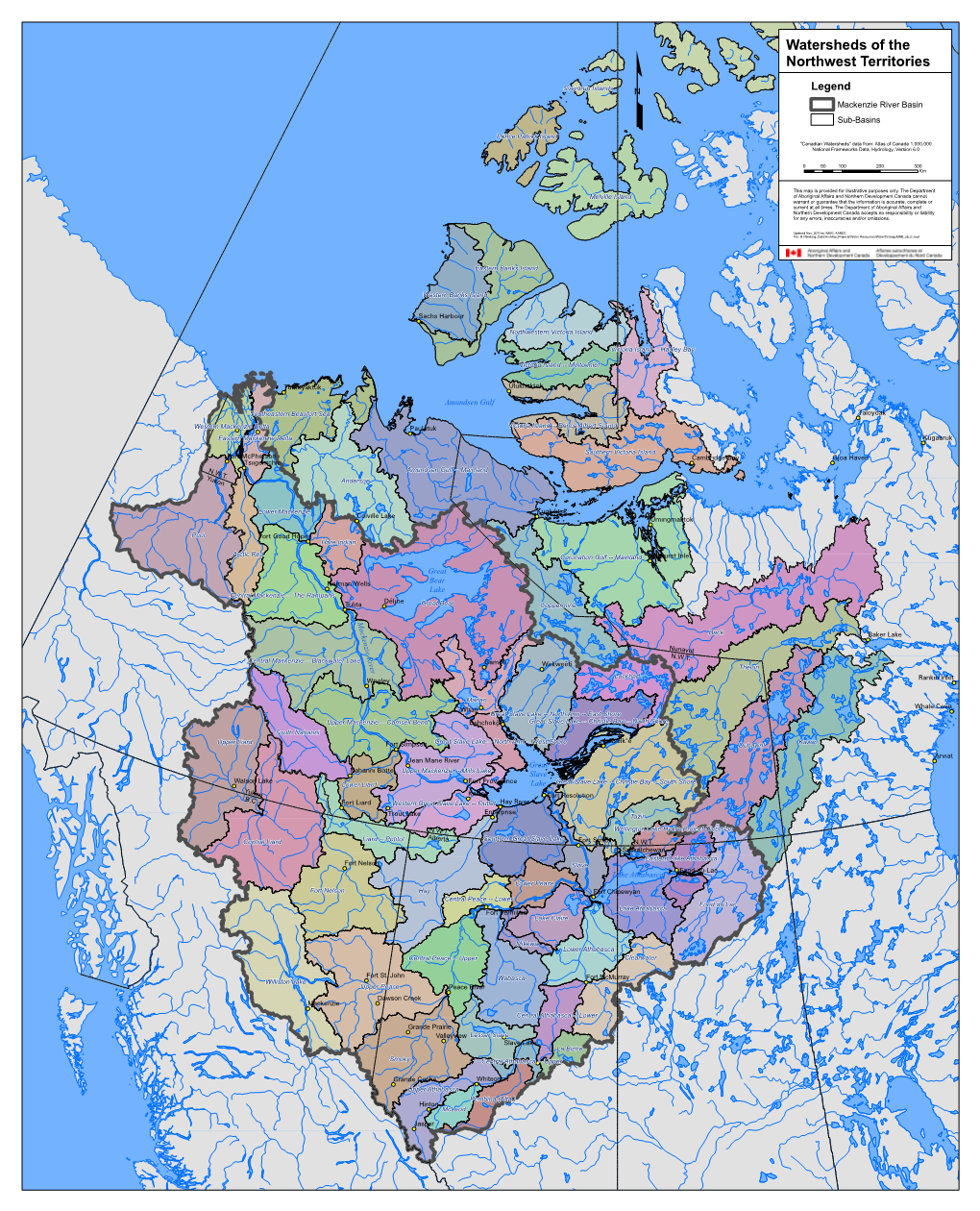 Watersheds of the Northwest Territories