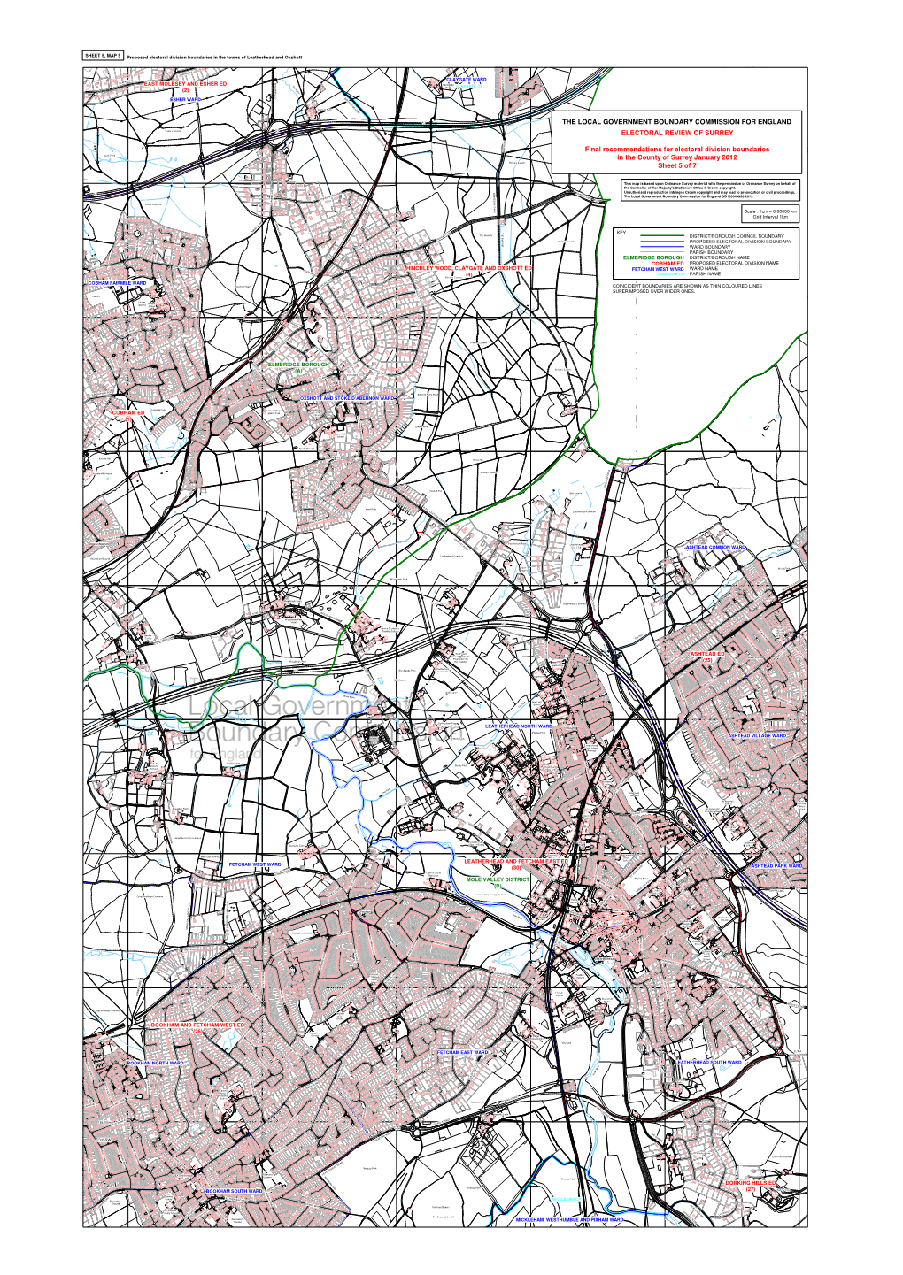 The Local Government Boundary Commission for England GD100049926 2012