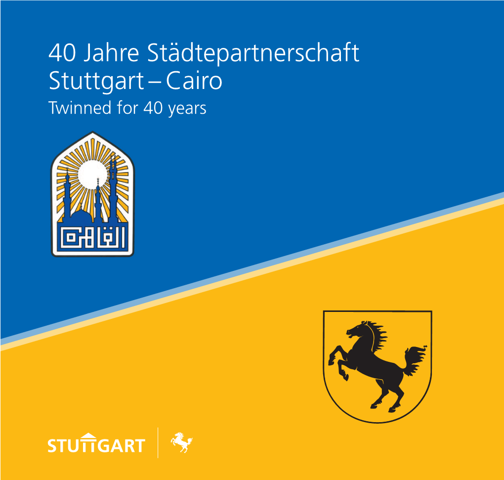 40 Jahre Städtepartnerschaft Stuttgart – Cairo