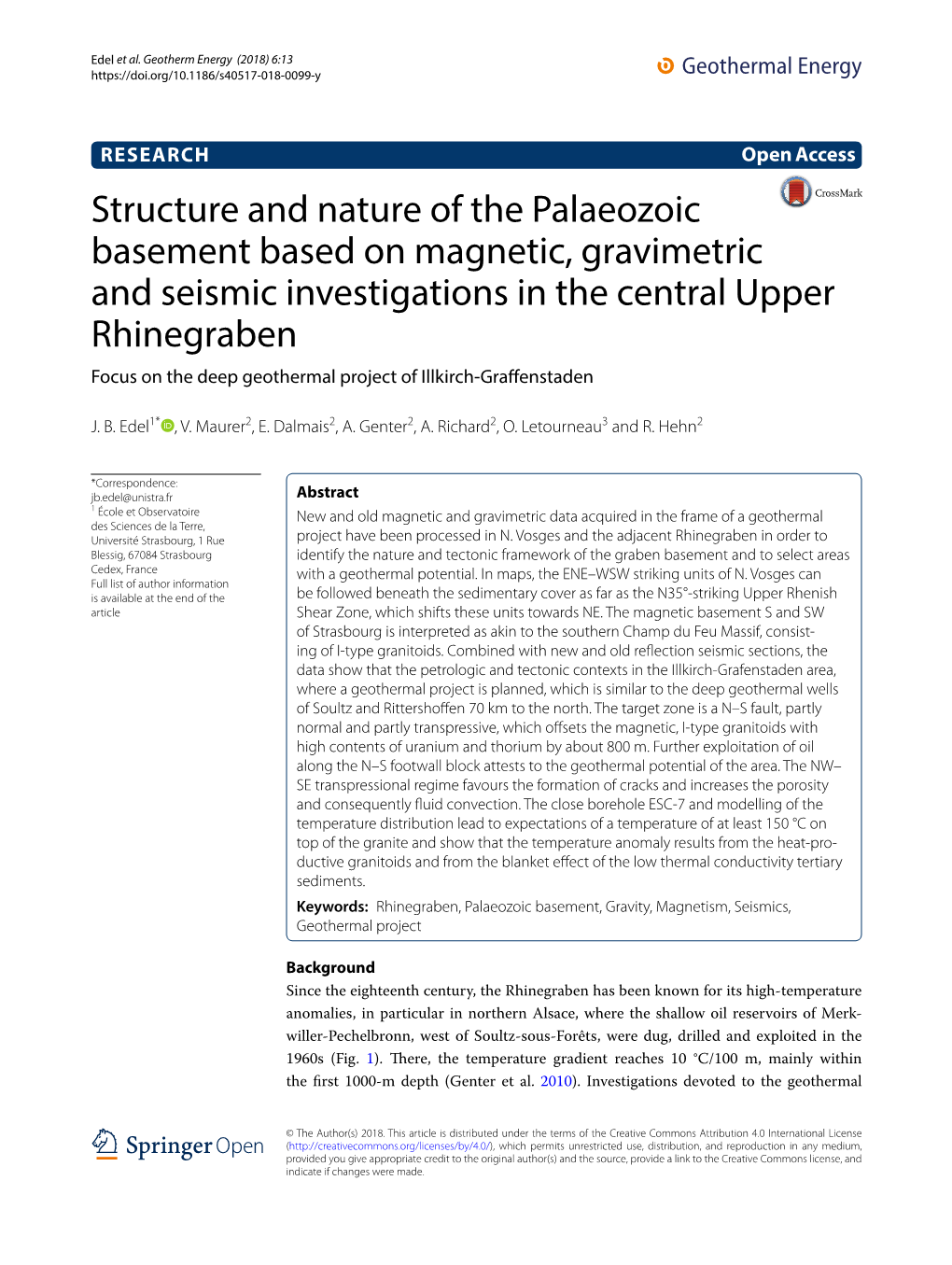 Structure and Nature of the Palaeozoic Basement Based on Magnetic