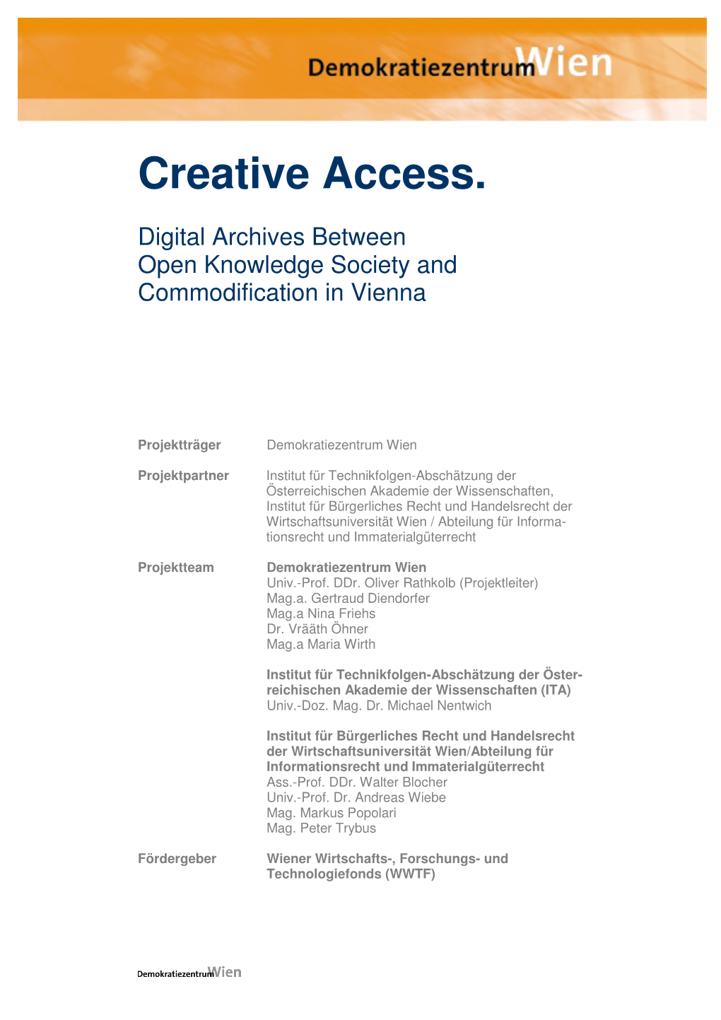 Creative Access