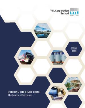 YTL Corporation Berhad Annual Report 2019.Pdf
