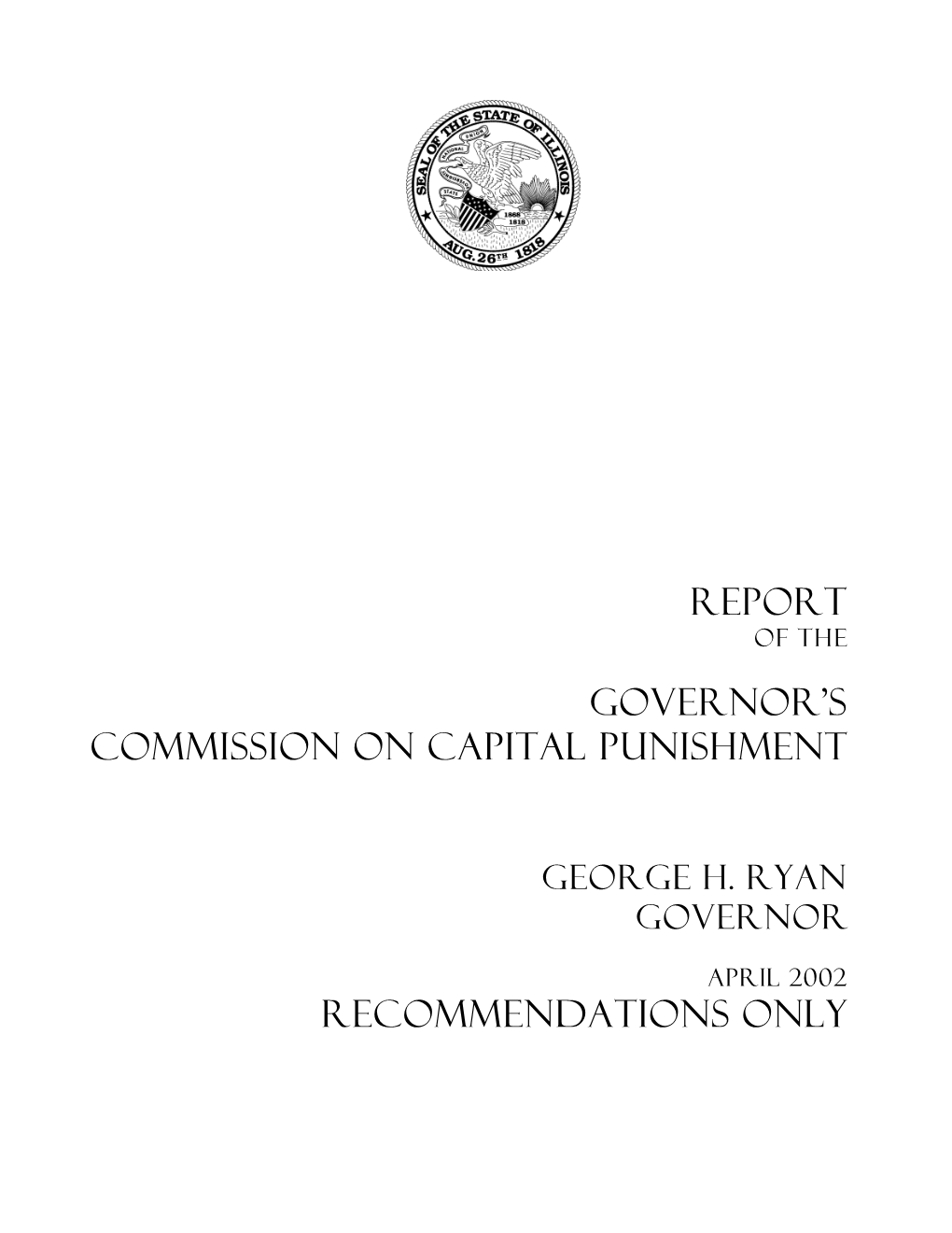 Report of the Ryan Commission