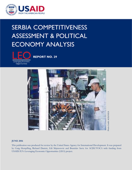 Serbia Competitiveness Assessment & Political