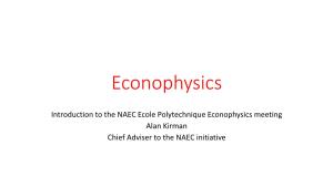 Econophysics