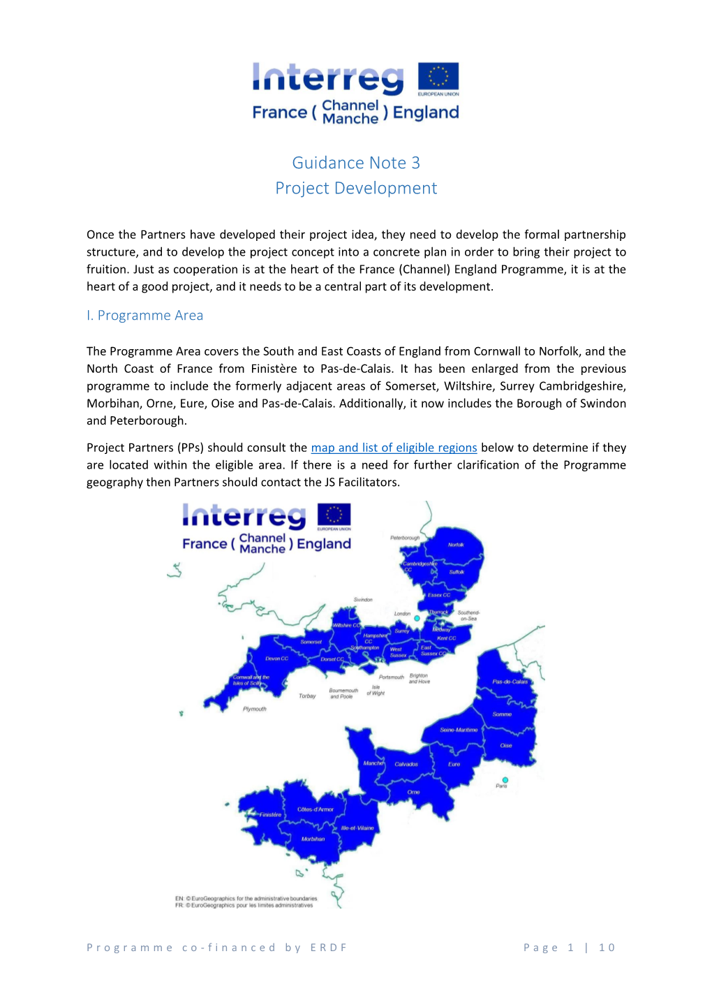 Guidance Note 3 Project Development