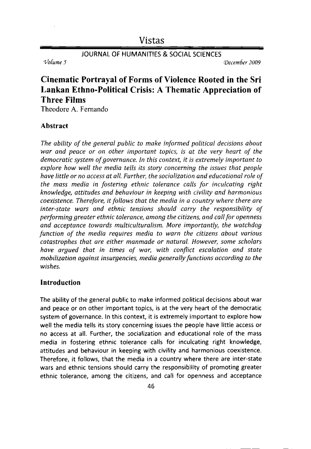Cinematic Portrayal of Forms of Violence Rooted in the Sri.Pdf