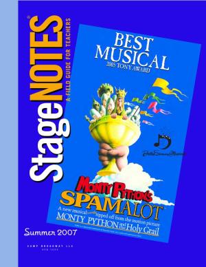 Spamalot the Talent Behind the Show