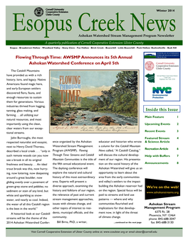 Esopus Creek News 2014 Winter