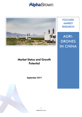 Agri- Drones in China