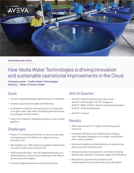 How Veolia Water Technologies Is Driving Innovation and Sustainable