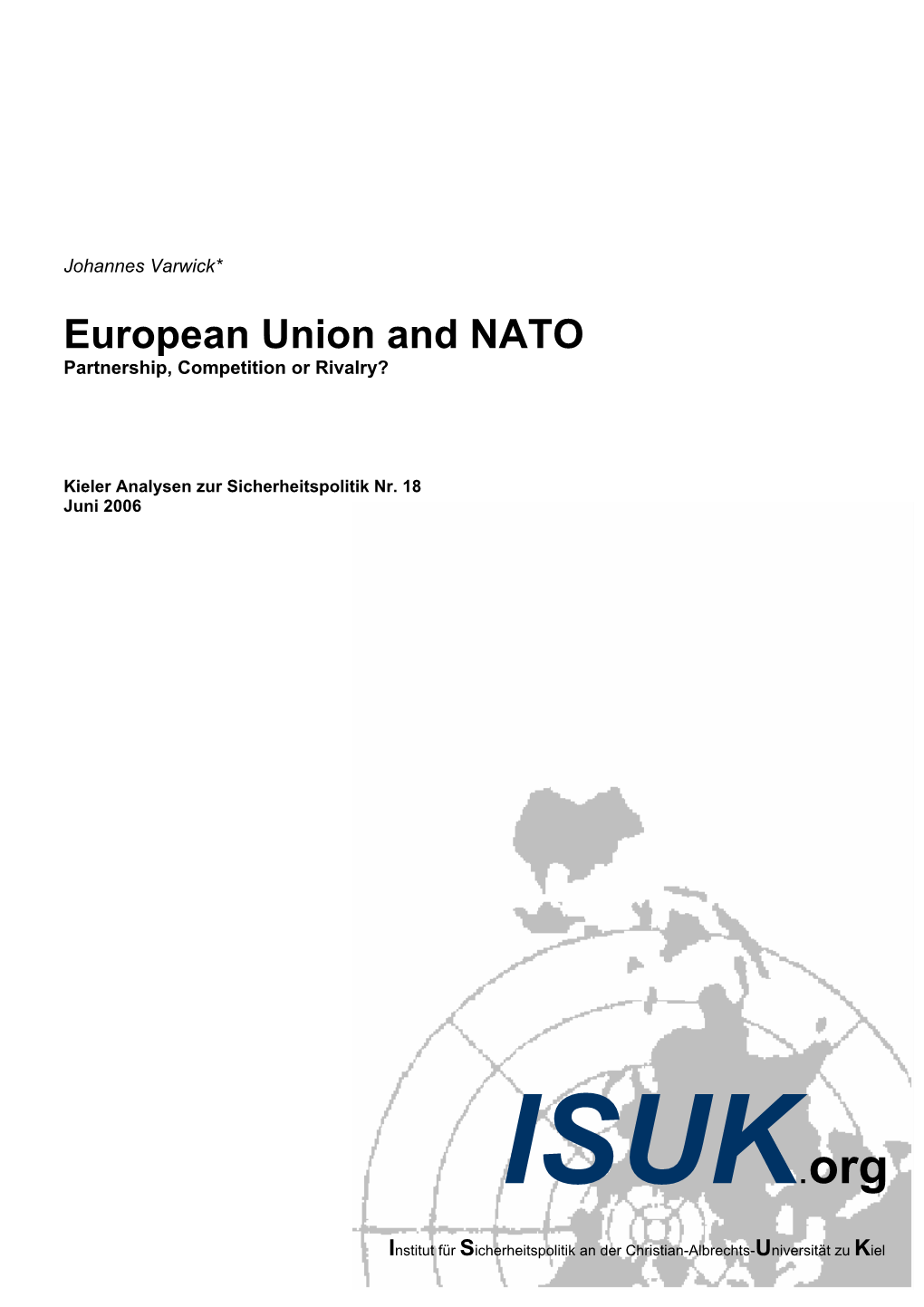 European Union and NATO