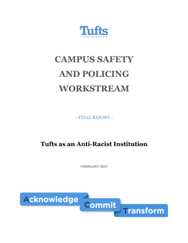 Final Report of the Campus Safety and Policing Workstream