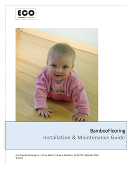 Bambooflooring Flooring Flooring Installation & Maintenance Guide