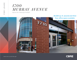 1700 Murray Avenue