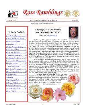 Rose Ramblings
