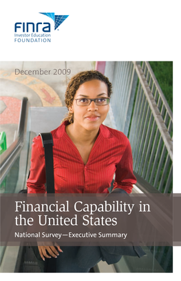 Financial Capability in the United States National Survey—Executive Summary