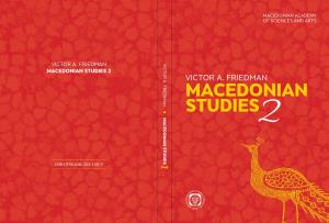 Macedonian Studies 2