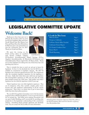 Legislative Committee Update