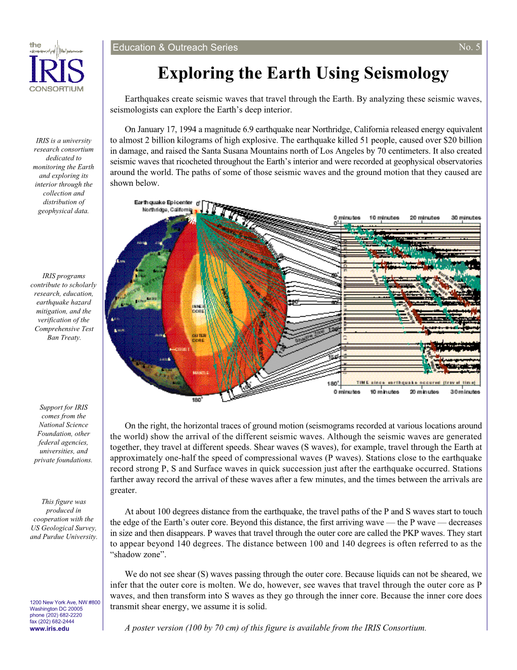 Exploring the Earth Using Seismology