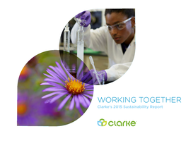 WORKING TOGETHER Clarke's 2015 Sustainability Report