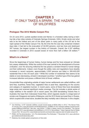 The Hazard of Wildfires