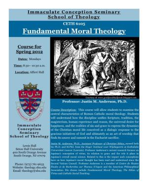 Fundamental Moral Theology