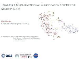 Towards a Multi-Dimensional Classification Scheme for Minor Planets