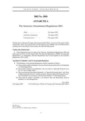 (Amendment) Regulations 2002