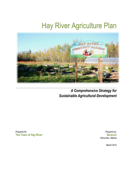 Hay River Agriculture Plan