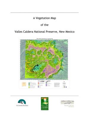 A Vegetation Map of the Valles Caldera National Preserve, New