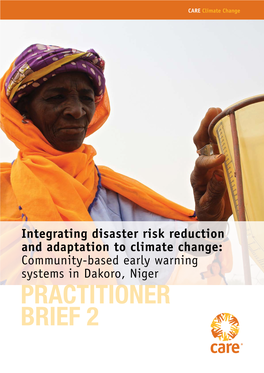 Community-Based Early Warning Systems in Dakoro, Niger