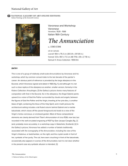 The Annunciation C