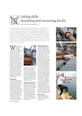 Sailing Skills: Launching and Recovering the Jib by Nick Beck and Diggory Rose