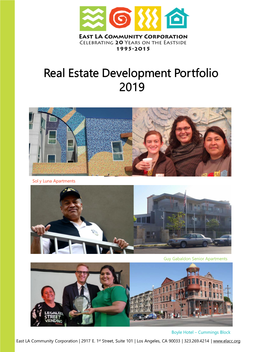 Real Estate Development Portfolio 2019