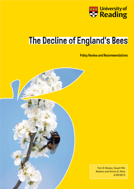 The Decline of England's Bees