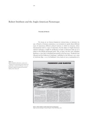 Robert Smithson and the Anglo-American Picturesque