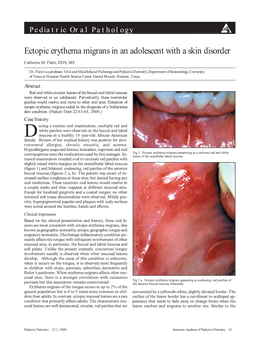 Ectopic Erythema Migrans in an Adolescent with a Skin Disorder